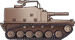 Sideview of M44 SPG